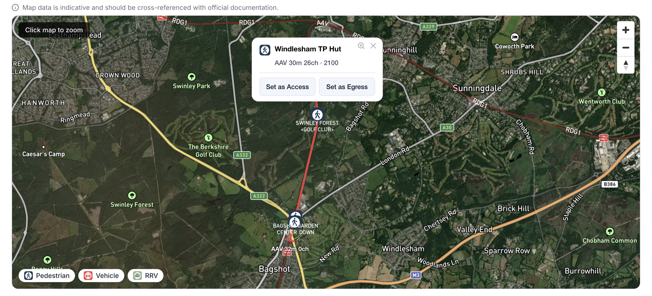 Access Points Map