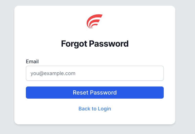 Password Reset Process